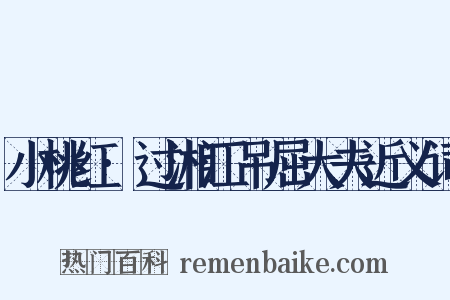 小桃红·过湘江吊屈大夫近义词是什么意思的图片
